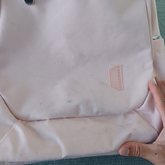 Bagsmart Travel Backpack Womens Pink Bonchemin 15.6 inch Laptop Bookbag Pockets - Picture 7 of 9